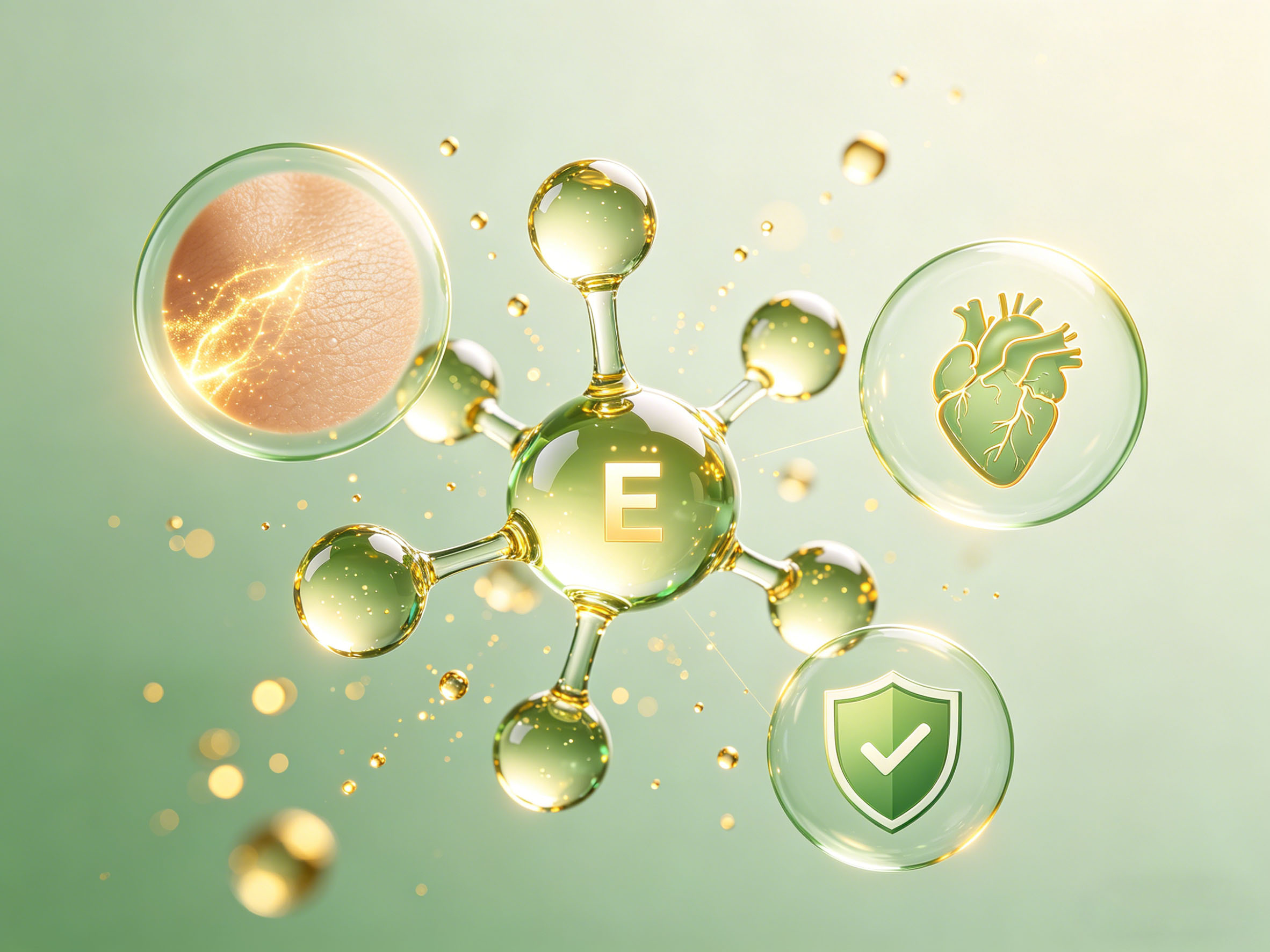 Natural VitaminE:AMultifunctional Nutrient for Skin, Heart, and Immune Health
