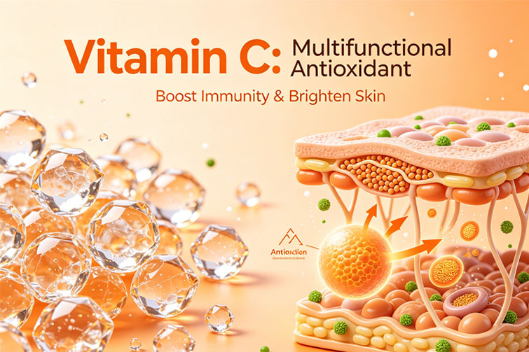 Vitamin C: A Multifunctional Antioxidant for Immunity Boost and Radiant Skin