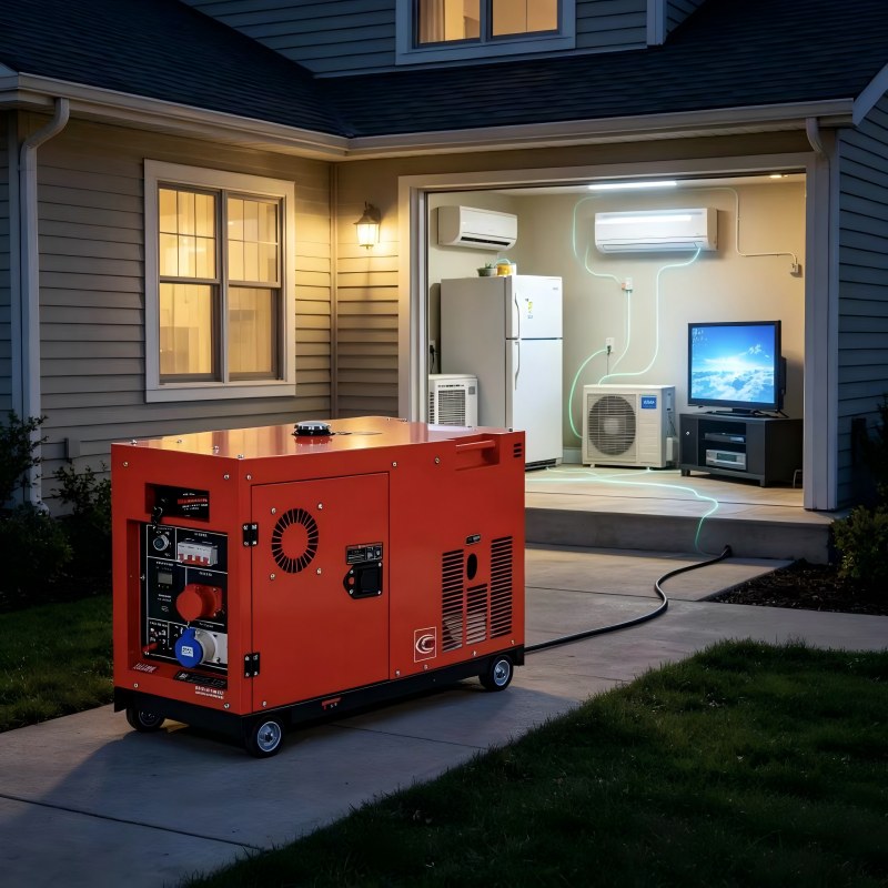 10KVA Super Silent Diesel Genset Low Noise 1phase 3phase Portable Diesel Generators Set Generator 220V 380V