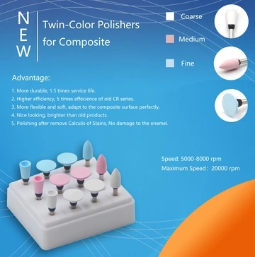 Matte  composite tooth polishing machine grinding head