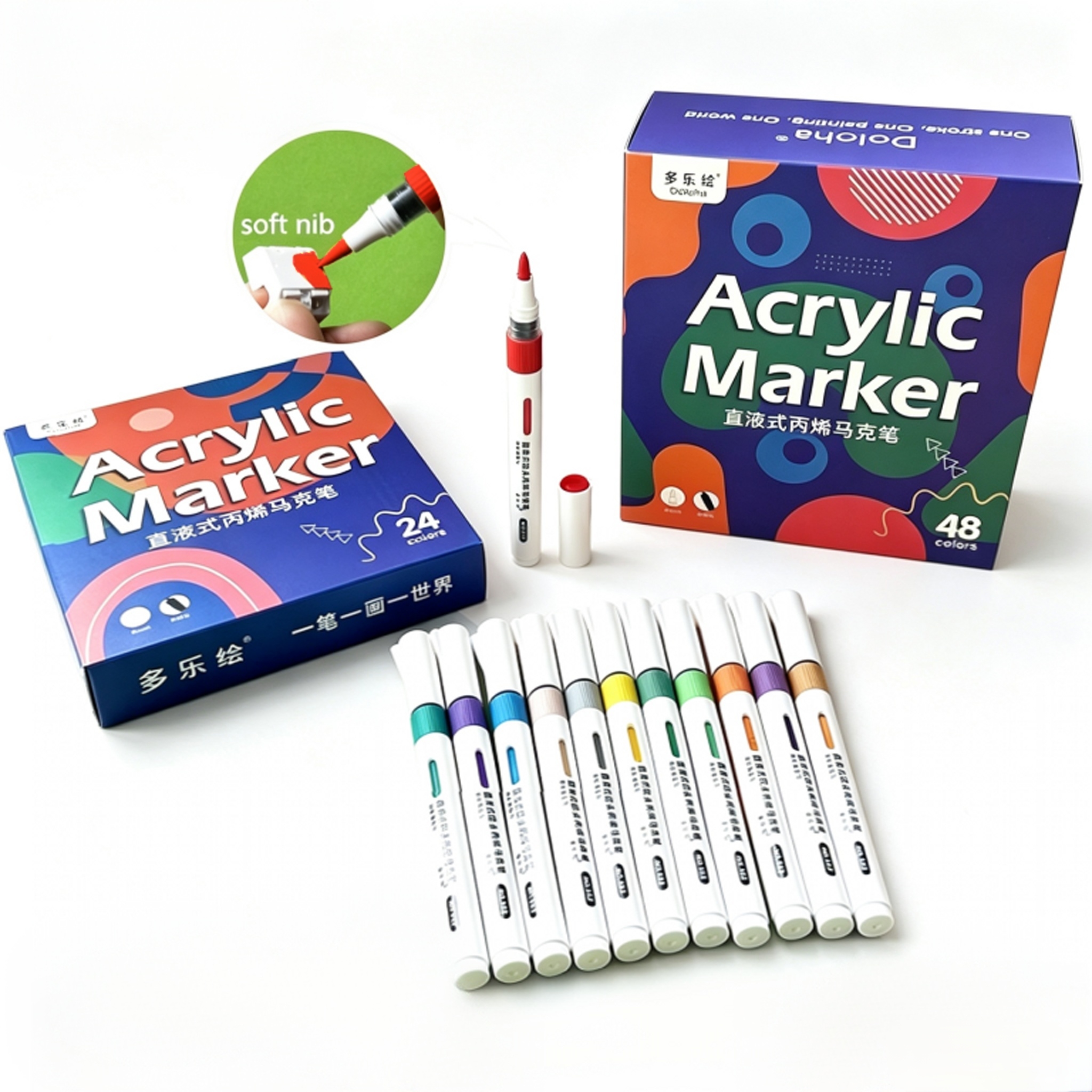 Straight Liquid Acrylic Marker