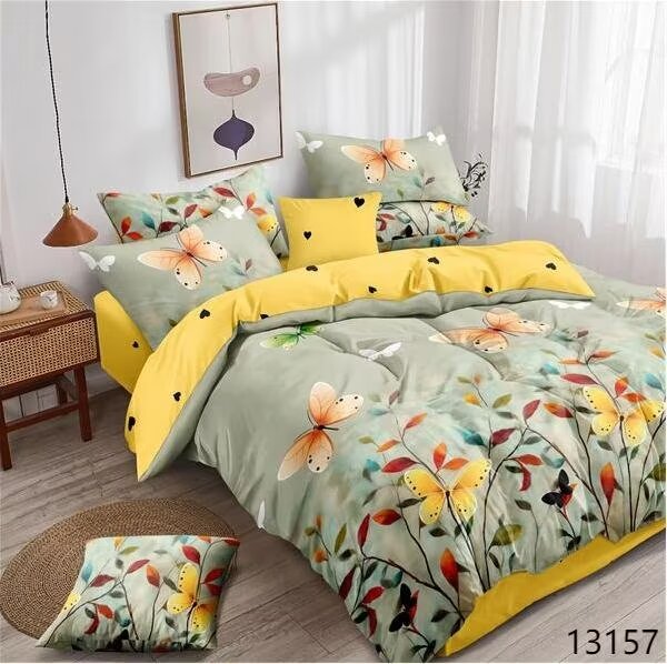 4 Pieces in 1 Set Bed Sheet Sets