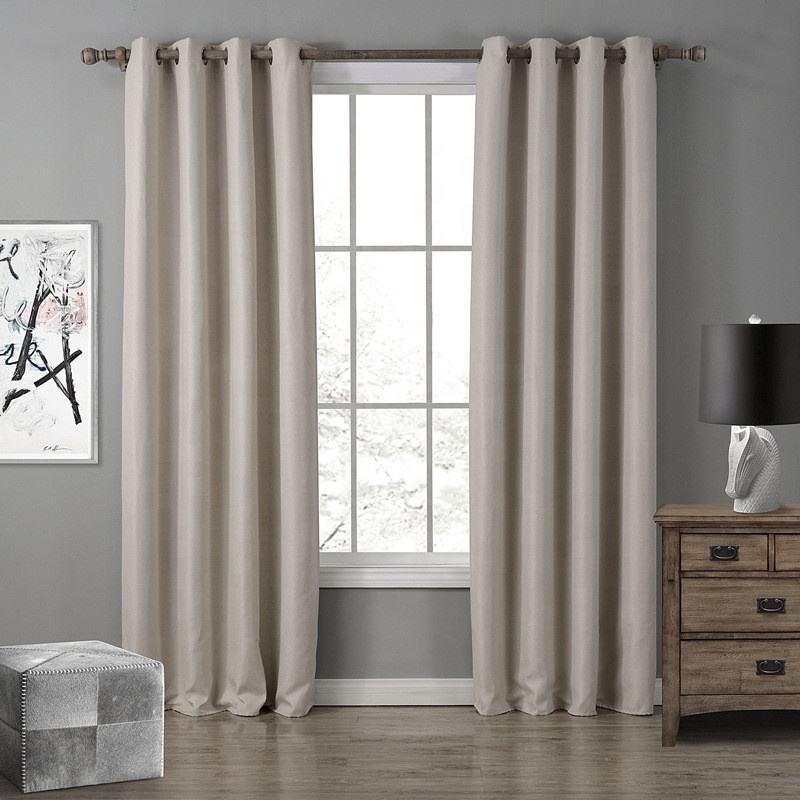 China Factory Cheap Low-price Handles 1 Pieces High Shading Perforated Curtains 140*240 Curtain Wall in Stock