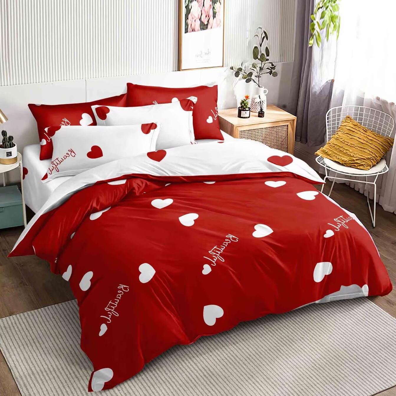 3 in 1 Microfiber Printed  Custom Size Bed Sheet Sets