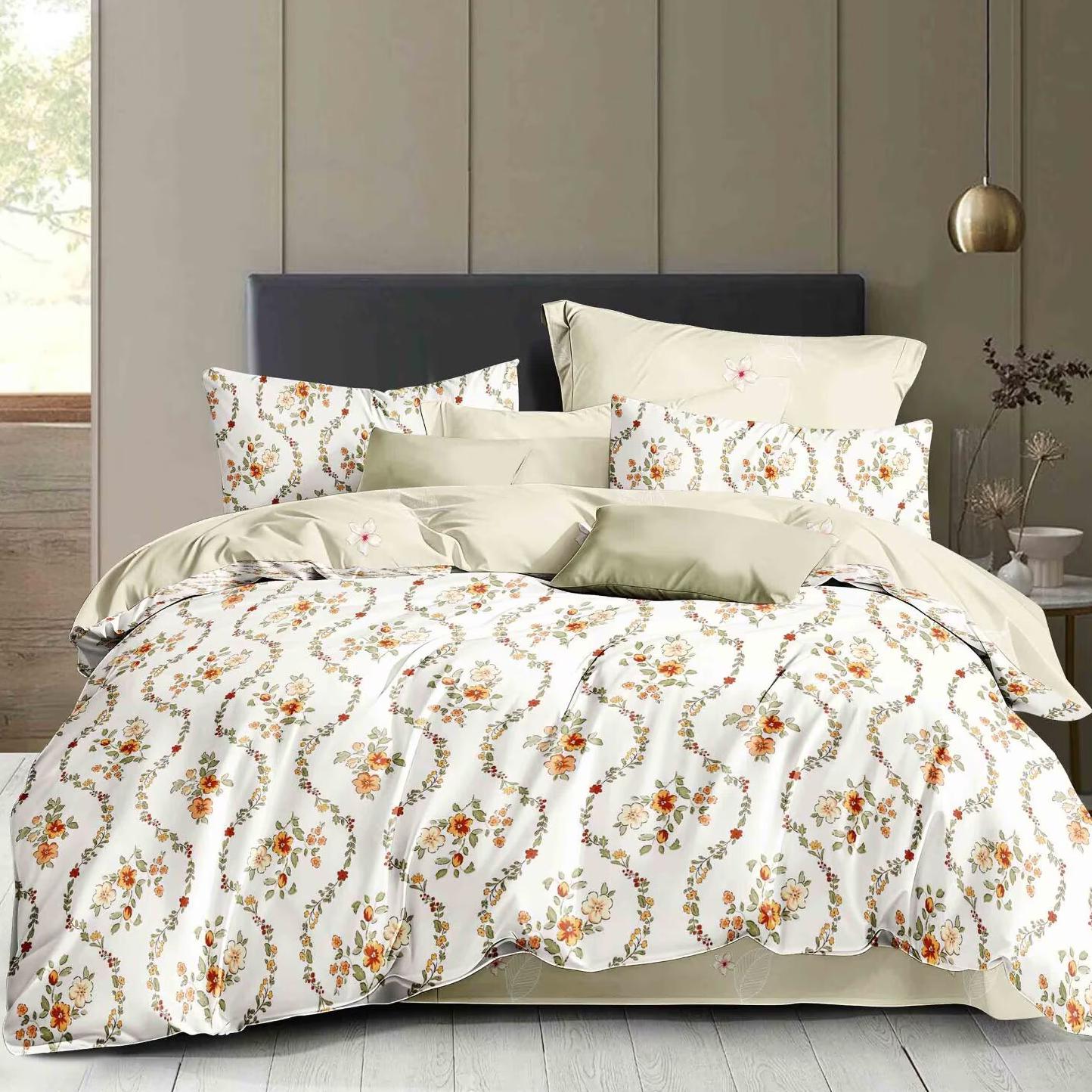 3 in 1 Microfiber Printed  Custom Size Bed Sheet Sets