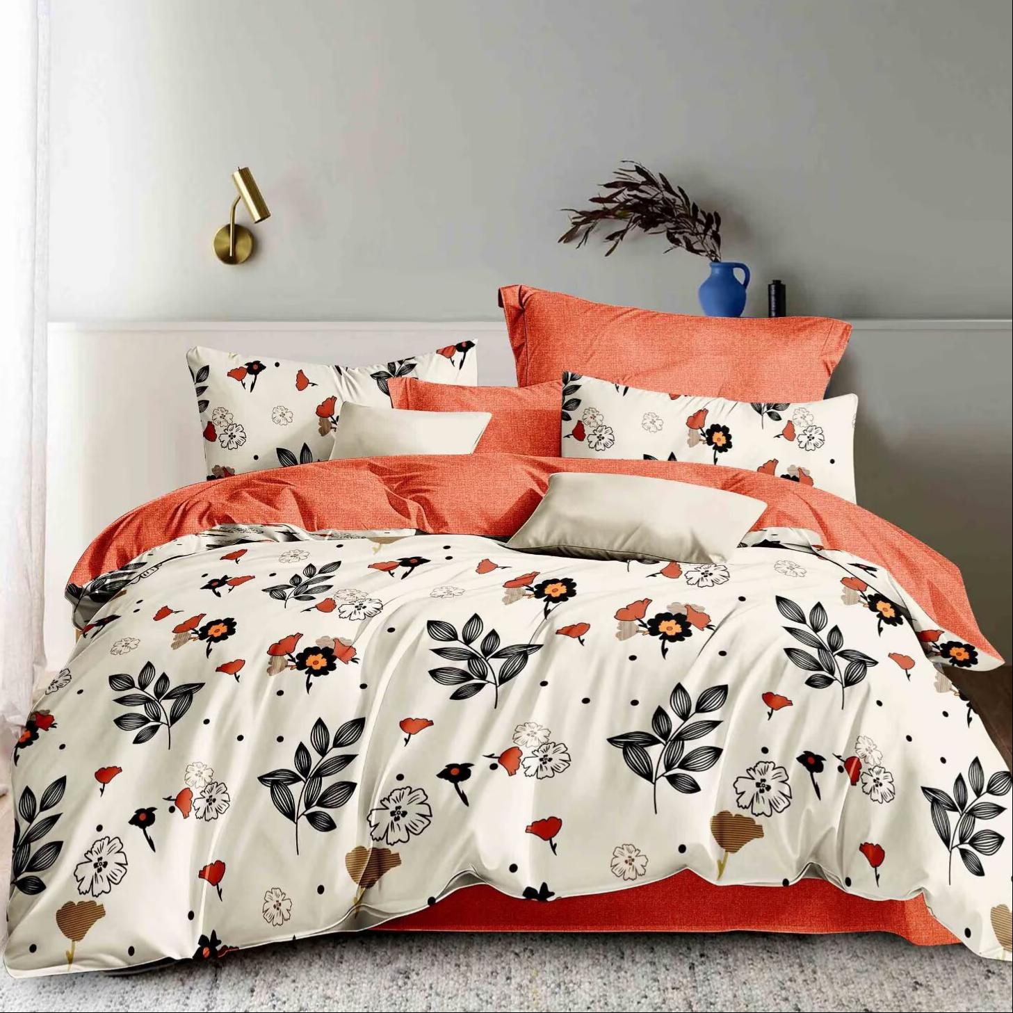 Hotel Use Modern Geometry Bedding Kit Bedding Sets 4 In 1 Duvet Cover Set 130GSM Cotton Touch Luxury Printed