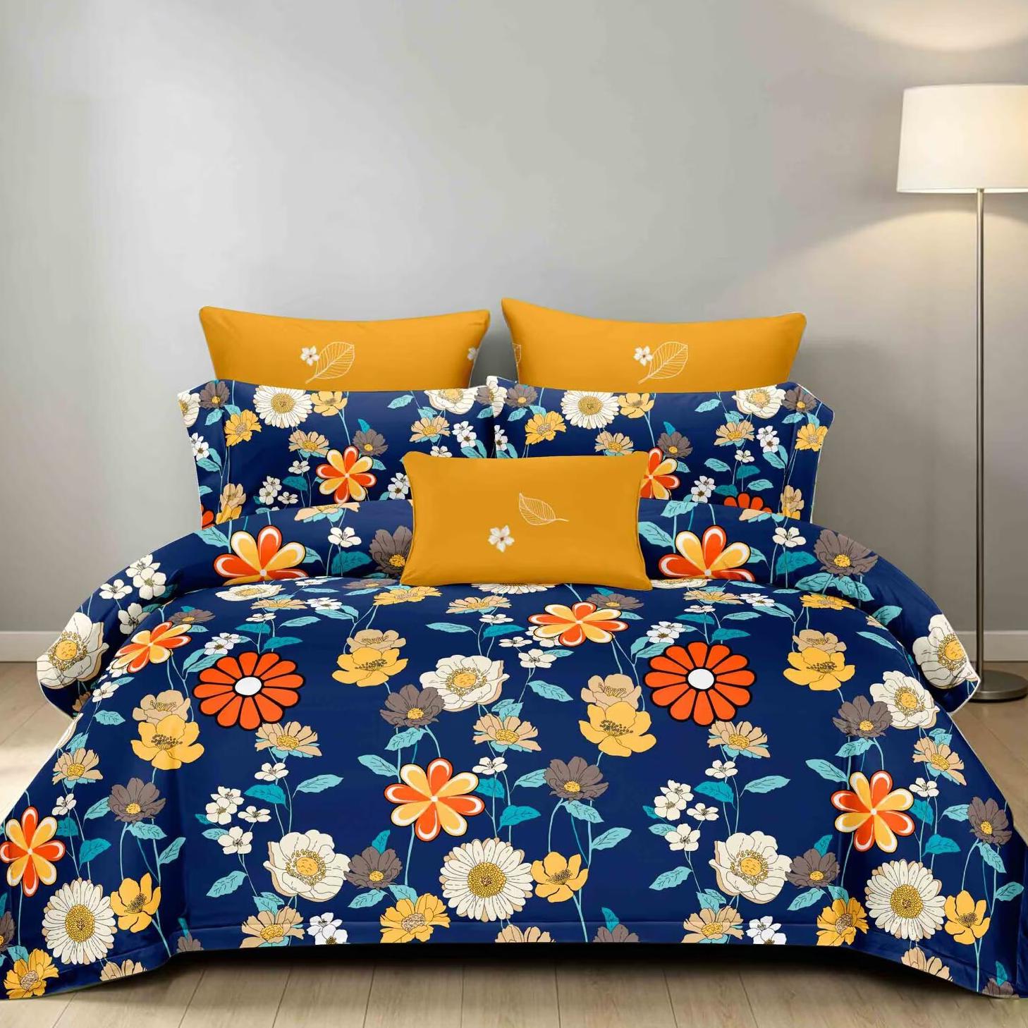 Kids Cute Pattern Bedding Kit Bedding Sets 4 In 1 Duvet Cover Set 130GSM Artificial Luxury Printed Custom Size