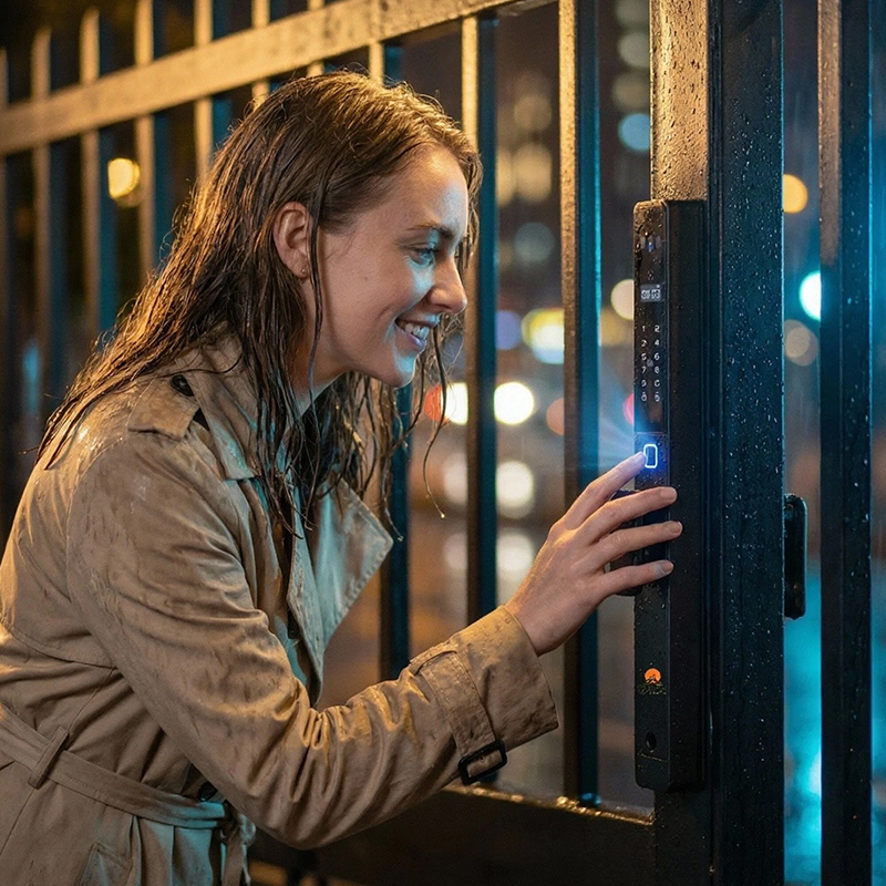 Duiker Slim Outdoor Smart Lock with WiFi Video Intercom