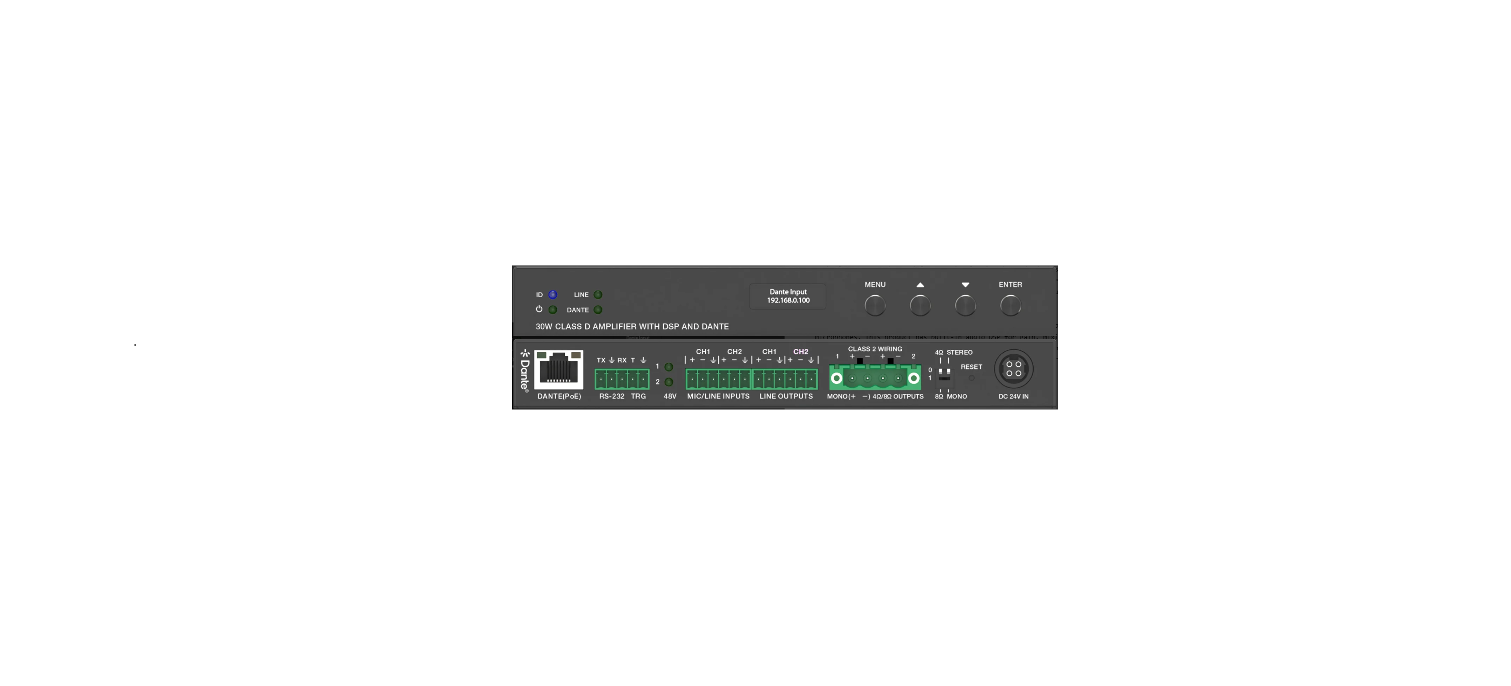 Dante 70 Watt Amplifier