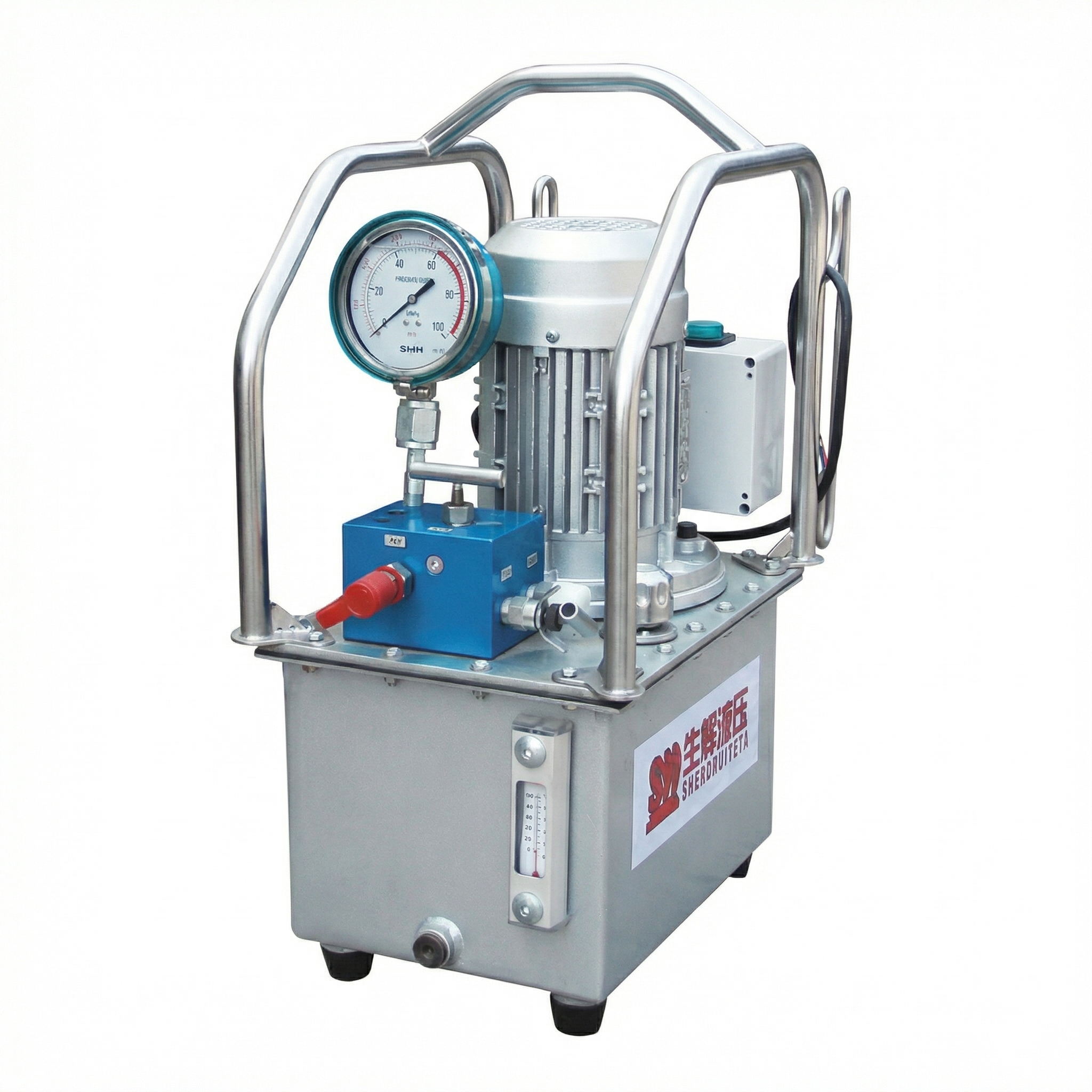 SH Series Premium Ultra-High Pressure Electric Pump, Ma x. Pressure 700 bar, Oil Tank Capacity 12L, Motor Power 0.75-1.5kw