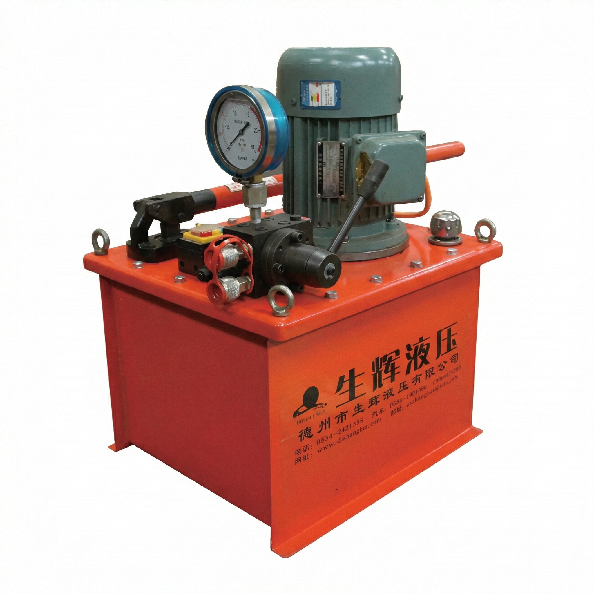 SDB Series Manual and Electric Integrated Hydraulic Pump, Max. Pressure 700bar, Oil Tank Capacity 30L, Motor Power 0.75-2.2kw