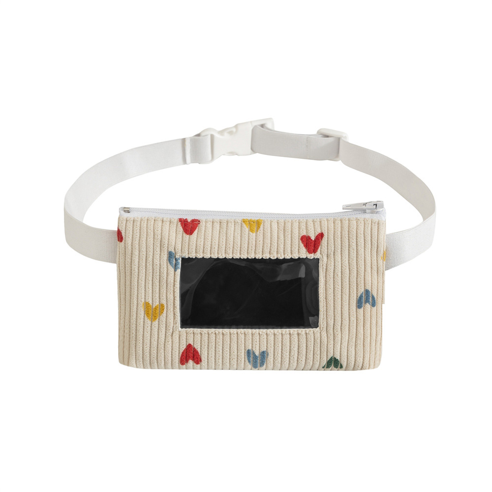 Heart pattern insulin pump waist belt bag