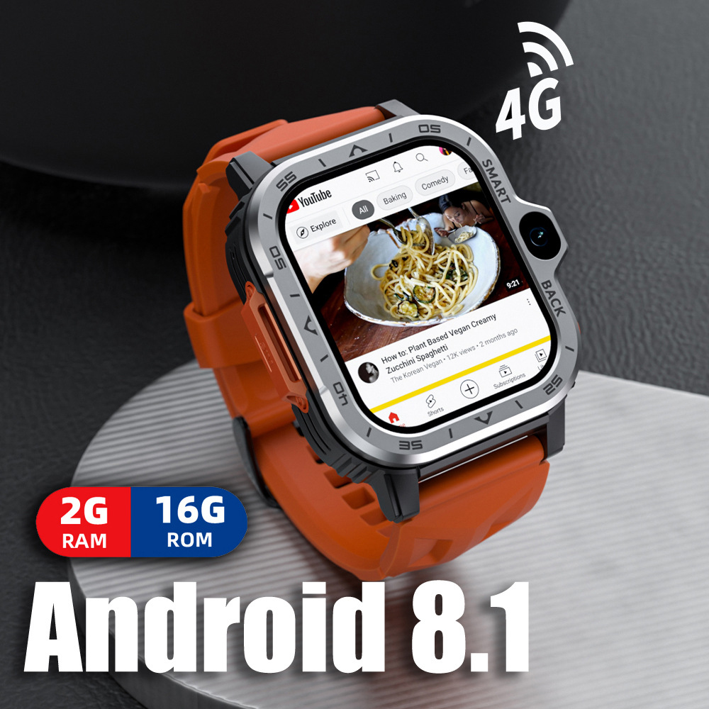 APPLLP 4 MAX Smart Watch Phone - Full Network Coverage, SIM Card Supported, WiFi & Video Calling