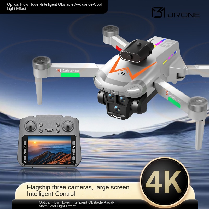 Professional HD Aerial Drone with 4.3" Screen - Brushless Motor, Long Flight Time RC Quadcopter