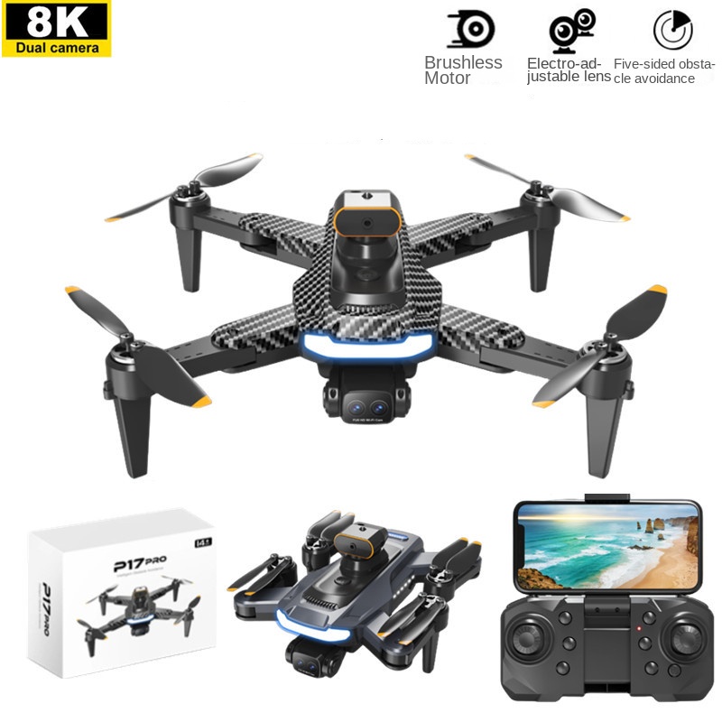 Foldable GPS Drone with Brushless Motor - 5G FPV, Auto Return Home RC Quadcopter