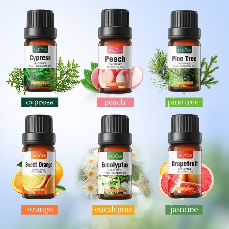 Cross-border plant fragrance essential oil combination SADOER fully English-language foreign trade body oil available for wholesale at present, OEM/ODM available