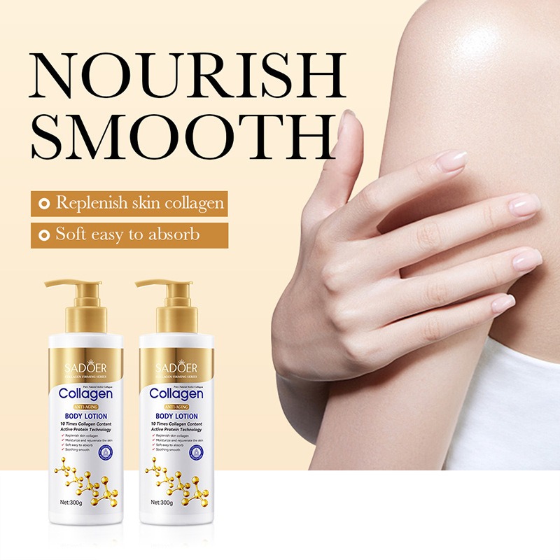 Cross-border Collagen Anti-Wrinkle Body Lotion 300g Body Care Series - Nourishing Skin - Wholesale of Foreign Trade Beauty Products