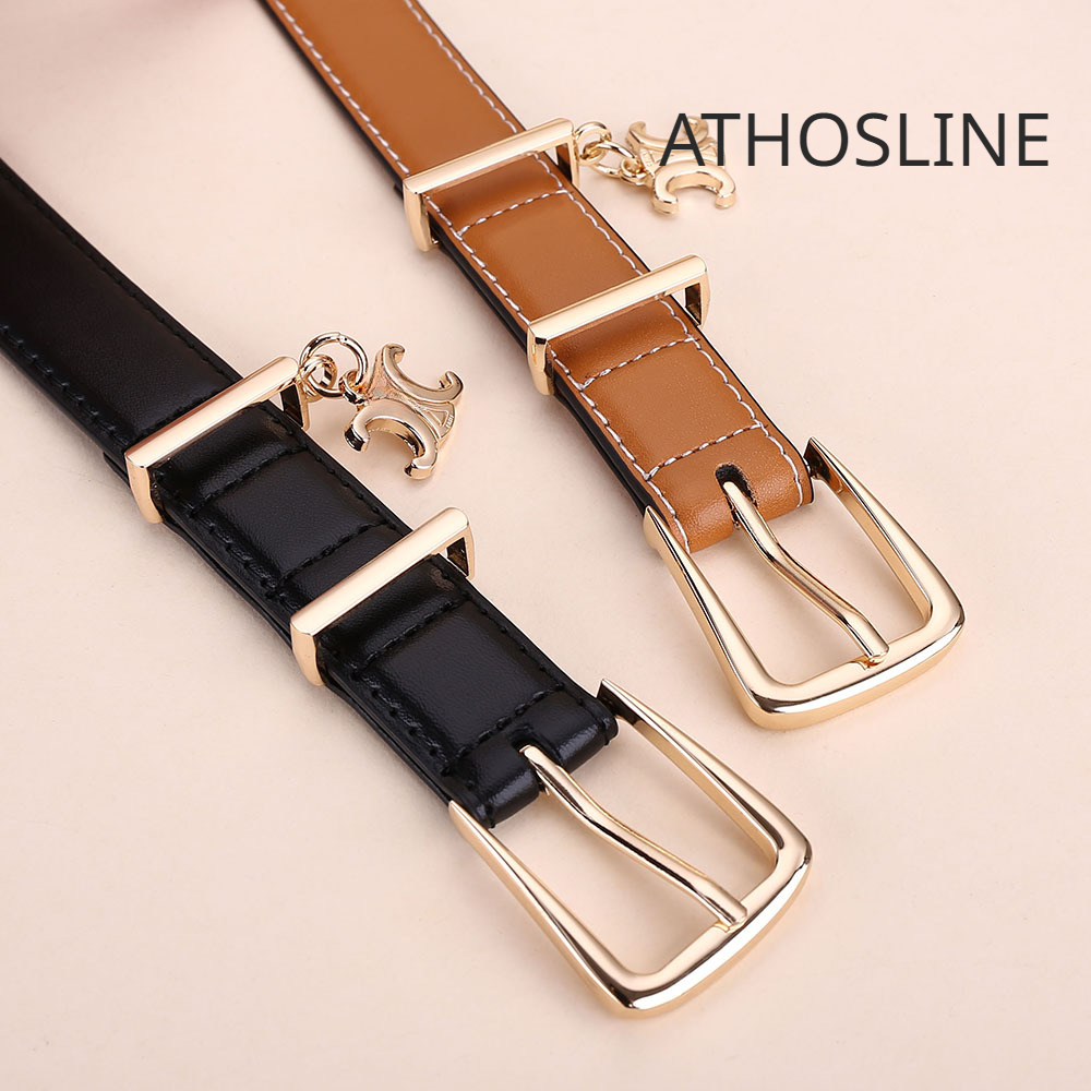 Celine Belt for Women 2.5Genuine Leather Waistabnd for Pants Dress Fashion Accessories for Lady Gift for Her
