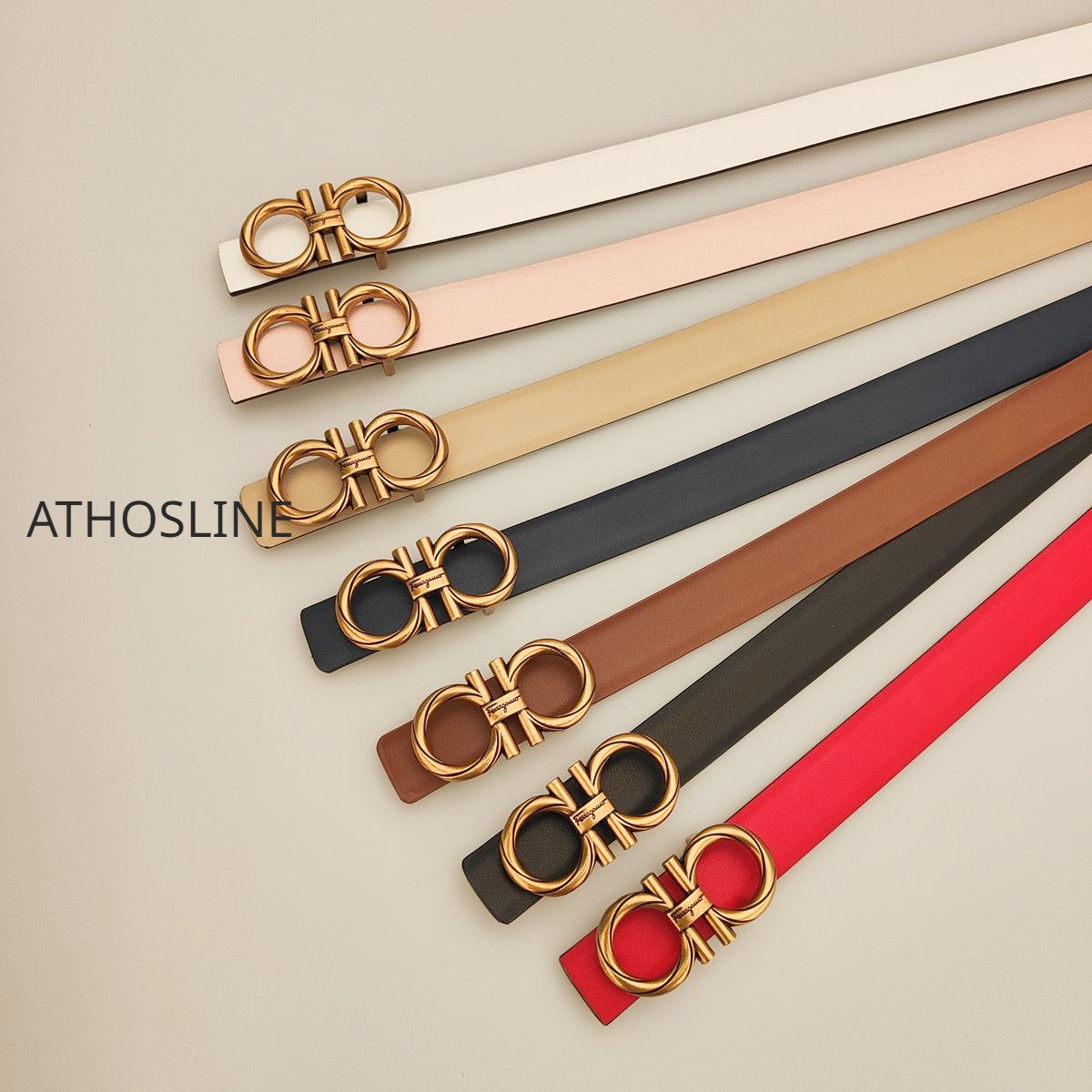 Ferra Belt for Women 2.5cm Genuine Leather Waistband for Jeans Dress Fashion Accessories for Lady Original Gift Box Extra Charge