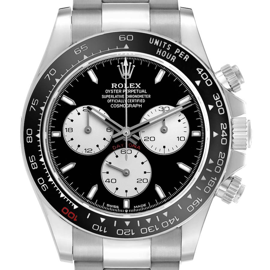 Replica Rolex Daytona Le Mans White Gold Black Dial Mens Watch 126529LN Box Card