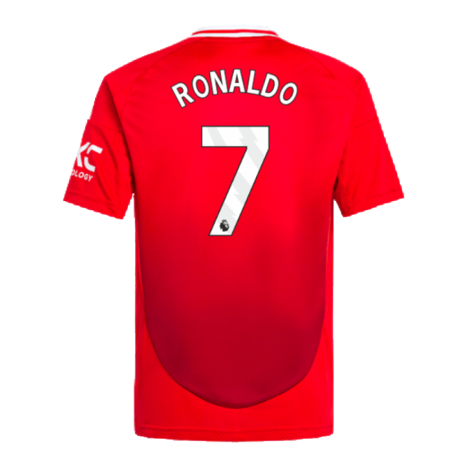 2024-2025 Man Utd Home Shirt Kids Ronaldo 7
