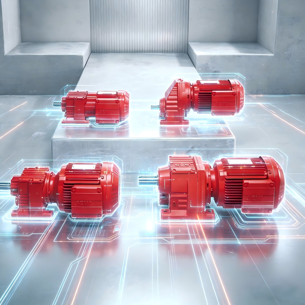 Helical gearmotors