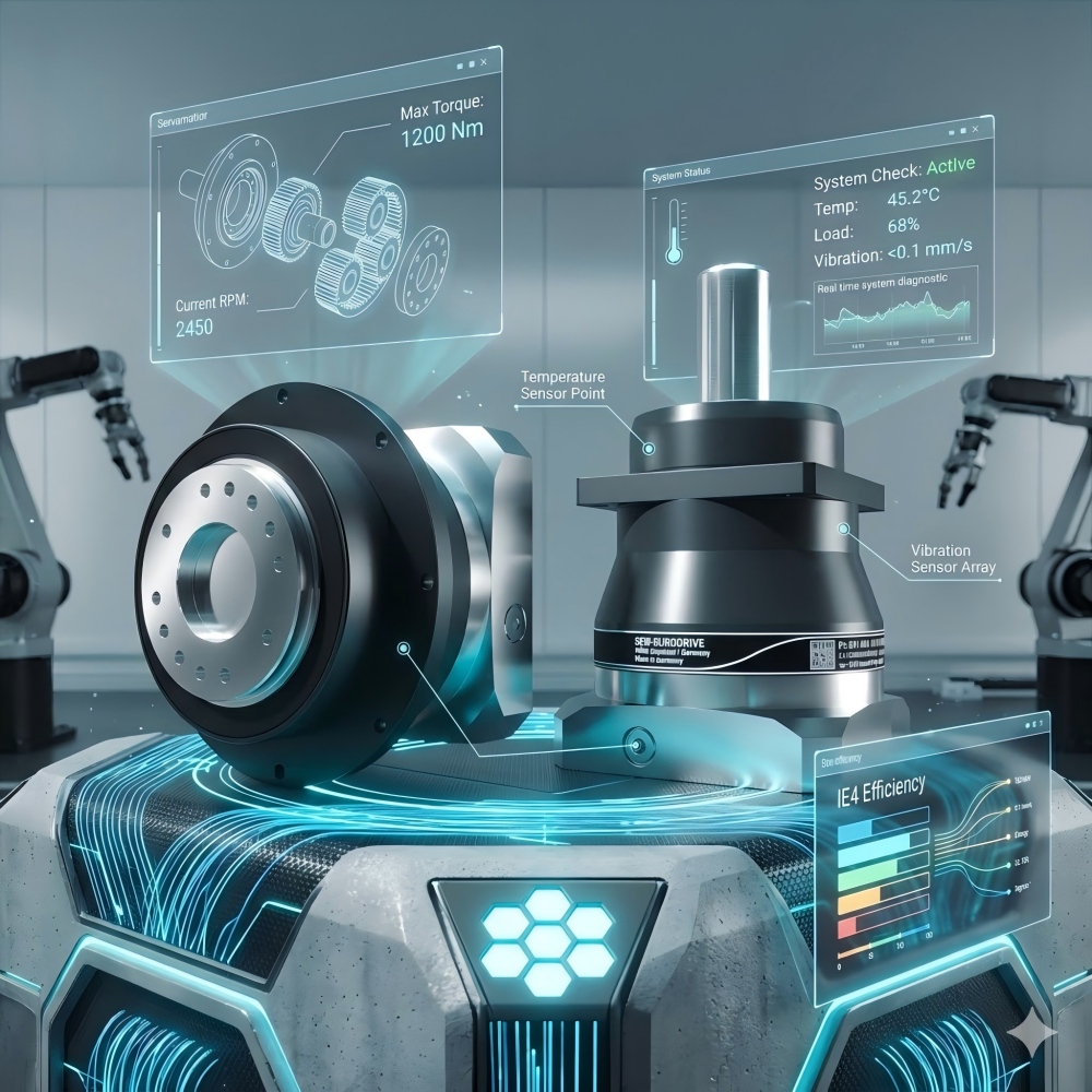 PxG®CM3C.. planetary servo gearmotors in a compact attachment