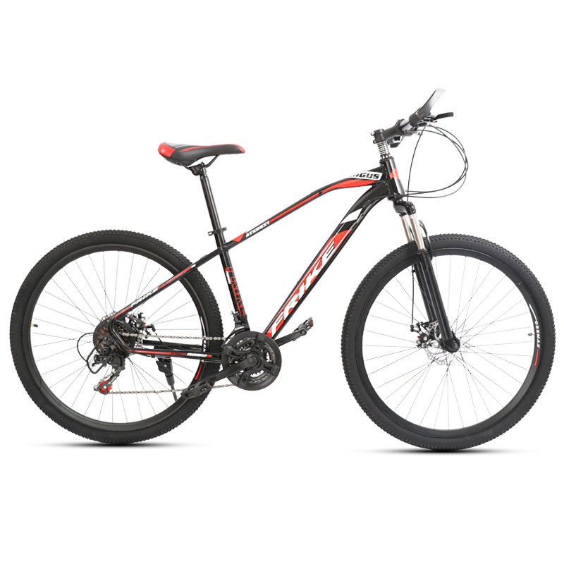 FRK 26-inch Aluminum Alloy Mountain Bike for Adults, with Gears, Suspension, Dual Disc Brakes