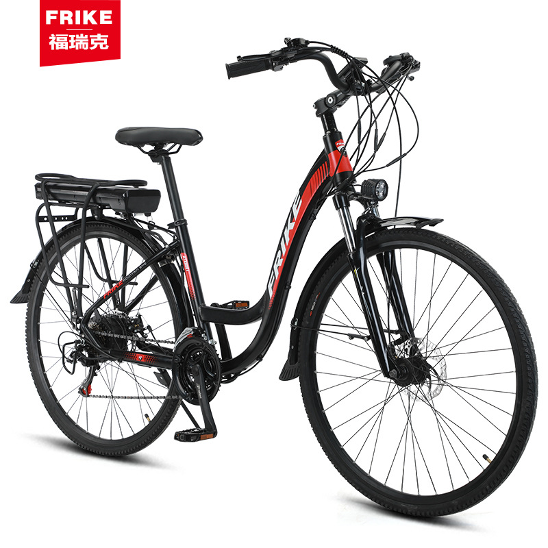 FRK Electric Touring Bike, Assisted Electric Mountain Bike, City Leisure Lithium-ion Electric Bike, Road Bike with Gears