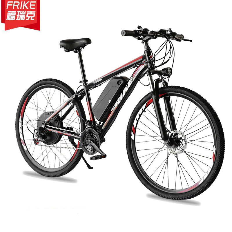 29-inch electric mountain bike, 48V 1000W lithium battery-powered bicycle, aluminum alloy shock absorber, off-road bike.