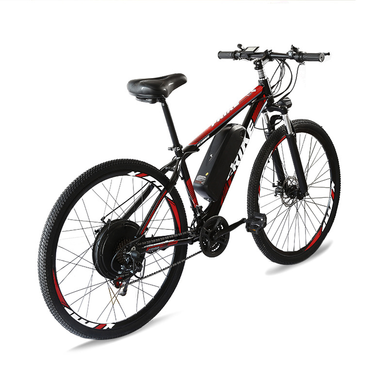 29-inch electric mountain bike, 48V 1000W lithium battery-powered bicycle, aluminum alloy shock absorber, off-road bike.