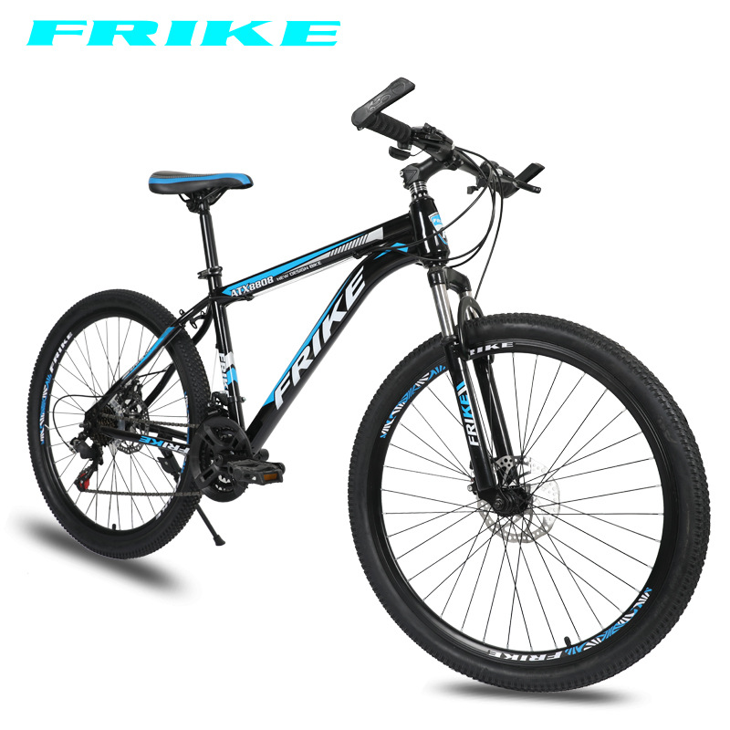 26-inch mountain bike, adult men's dual disc brake suspension, gift bike, dropshipping available.