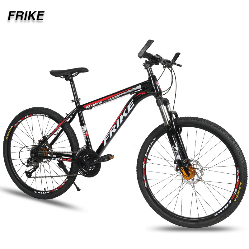 26-inch mountain bike, adult men's dual disc brake suspension, gift bike, dropshipping available.