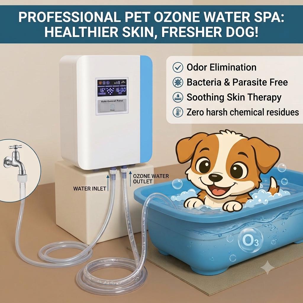 Why Does My Dog Smell After a Bath? (The Ozone Water Solution)