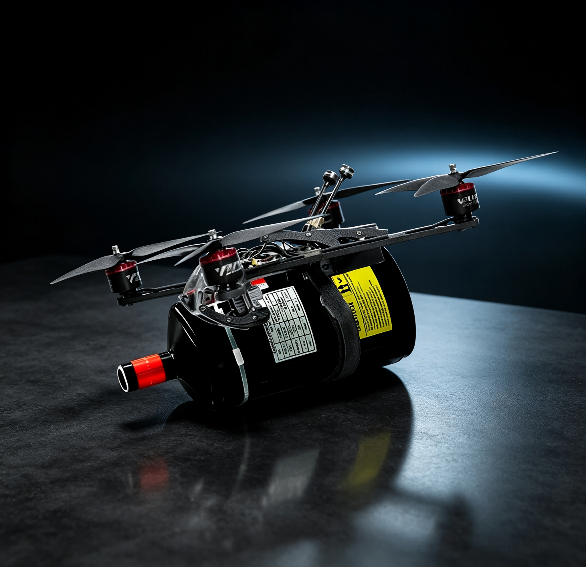 UAV FPV Anti-Jamming Bending Insensitive Bare Fiber Optic Canister, Transparent Coating 0.27mm / 0.44mm, LC Connector Optional, 5-30KM for Tethered Drone & FTTX