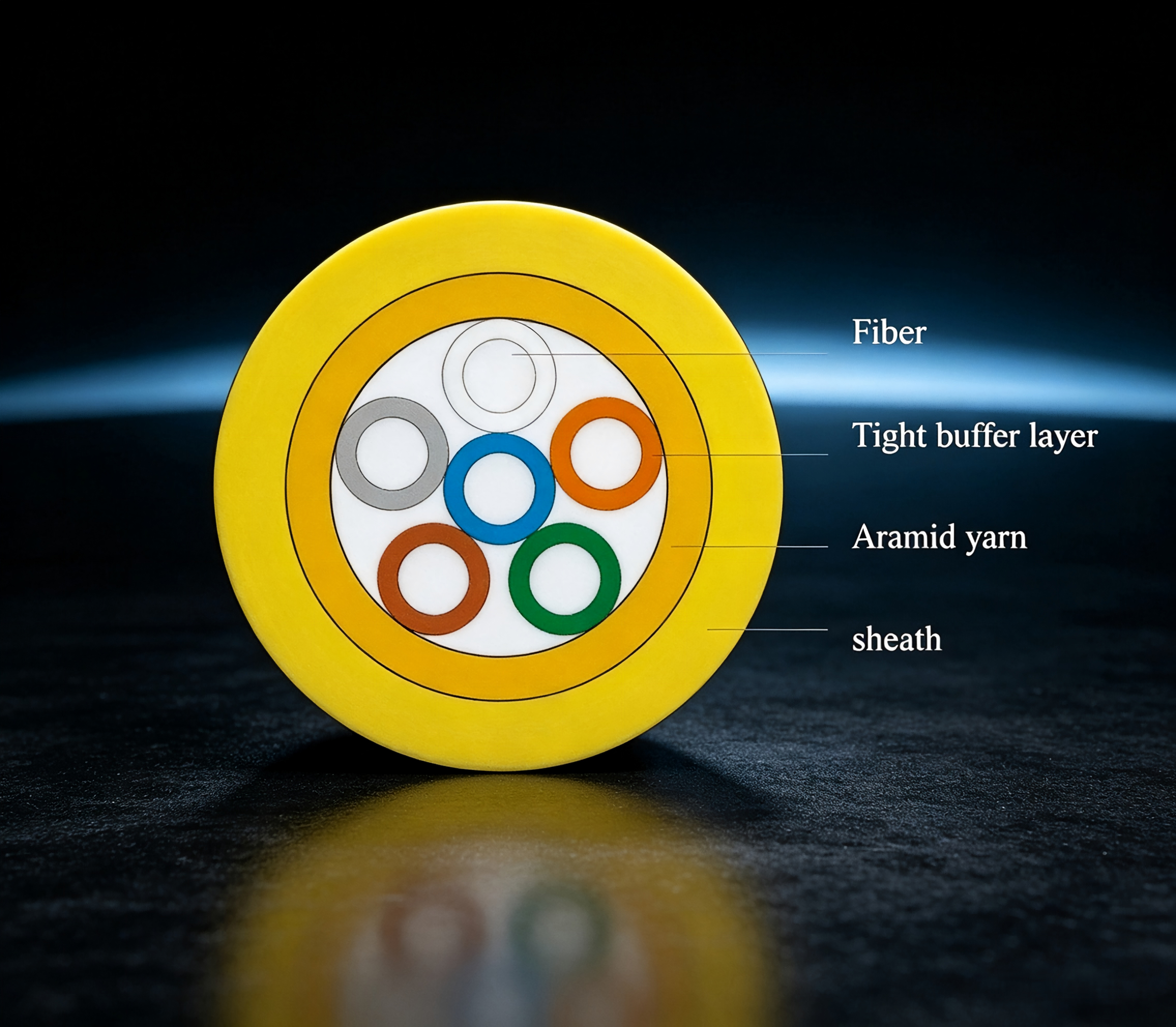 GJBFJV-2 Multi-Purpose Distribution Optical Fiber Cable