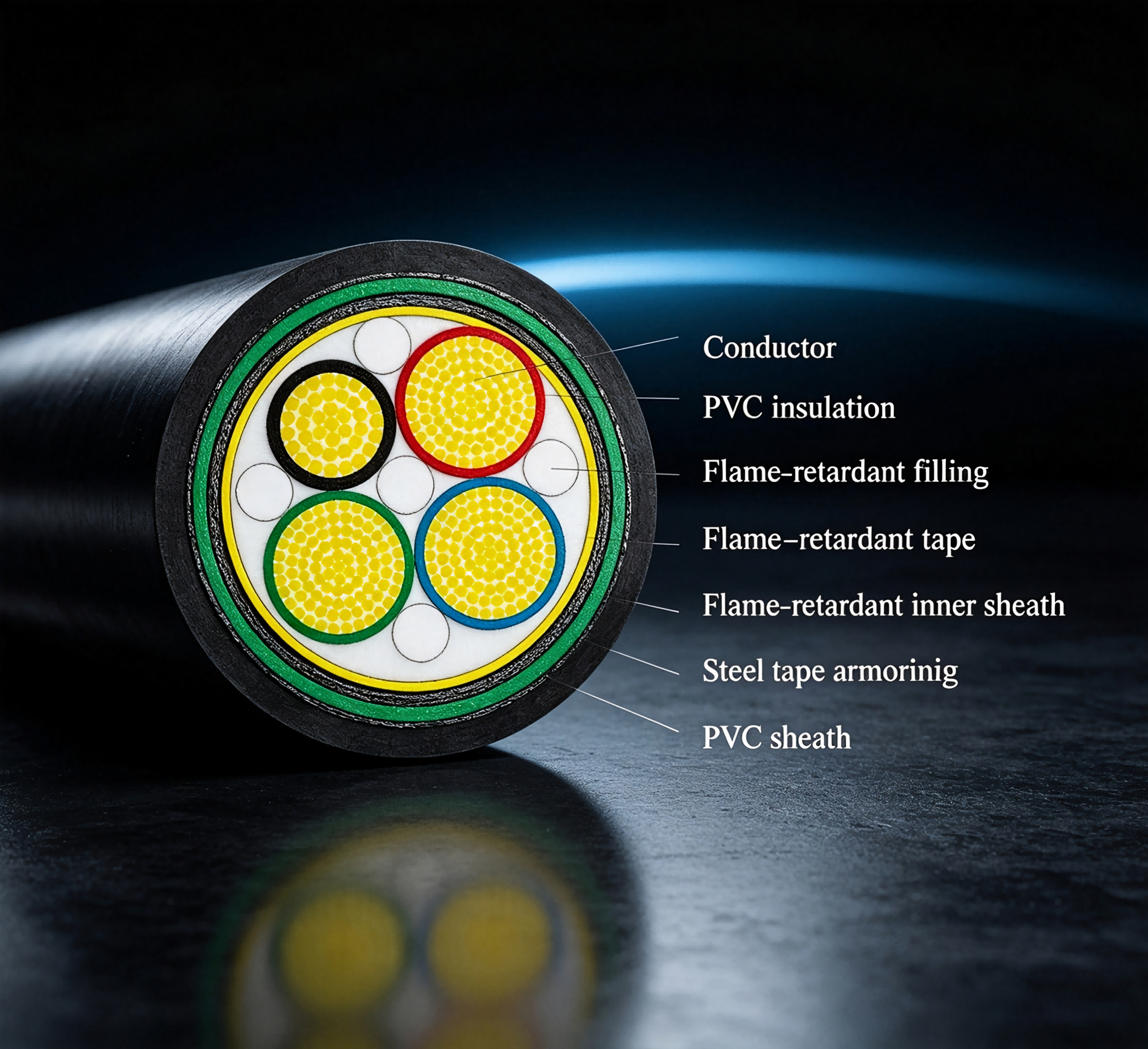 Flame-Retardant & Fire-Resistant Flexible Telecommunication Power Cable