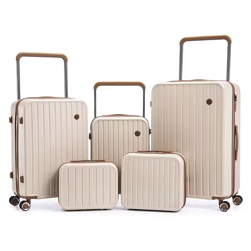 High Quality 5PCS PC 14/16/20/24/28 Modern Simple Style Travel Trolley Suitcase Carry on Luggage Sets