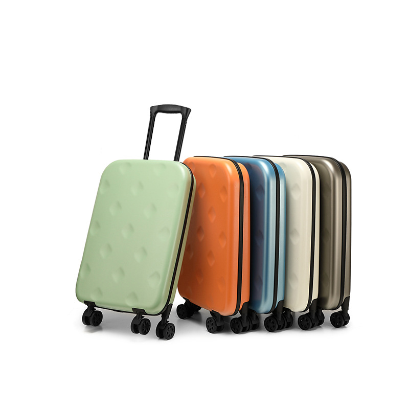 Direct Factory Export 20 Inch PC Luggage Lightweight Easy Pack Waterproof Boarding Spinner Travel Portable Folding Suitcase