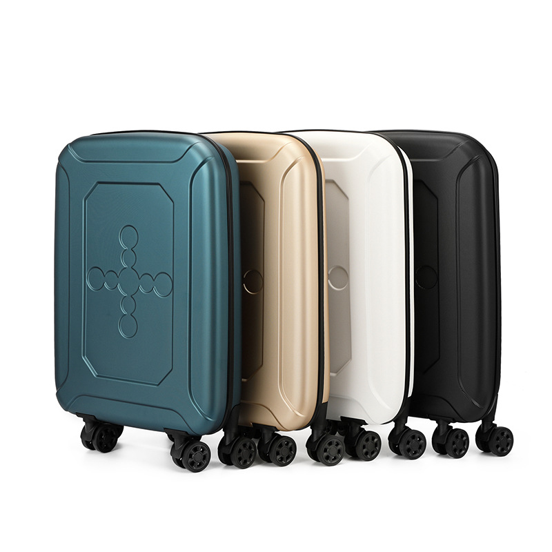 Custom Suitcase Luggage Stylish Business Suitcase Set with Cup Holder Compact 20-inch Lightweight Spinner Carry-on