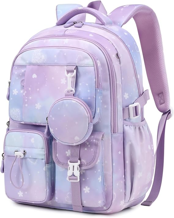 Girls Backpack, Kids Backpack for Girls, School bag for Primary Elementary Teenage, Middle School Students Bookbag