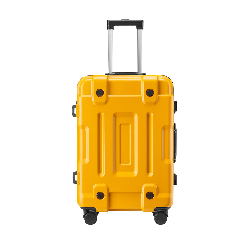 Full Aluminum 20-Inch Carry On Luggage, Hardshell Zipperless Suitcase With TSA Lock, Silent Spinner Wheels with Wet-Dry Separation for Business Travel