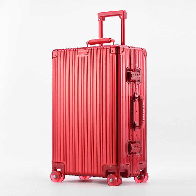 All Aluminum Carry On Luggage Airline Approved, Hard Shell Carry On Suitcase, Zipperless Luggage with Spinner Wheels for Business Trave 