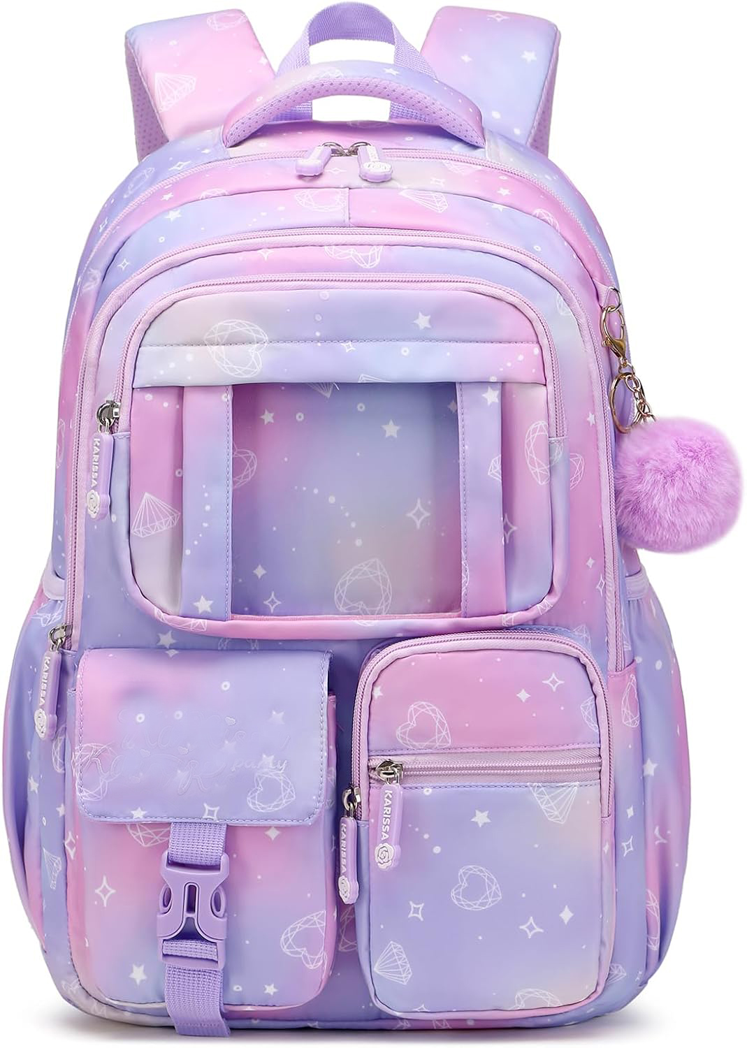  Kids Backpack for Girls - School Bags for Middle School Students - Book Bag for Elementary Primary