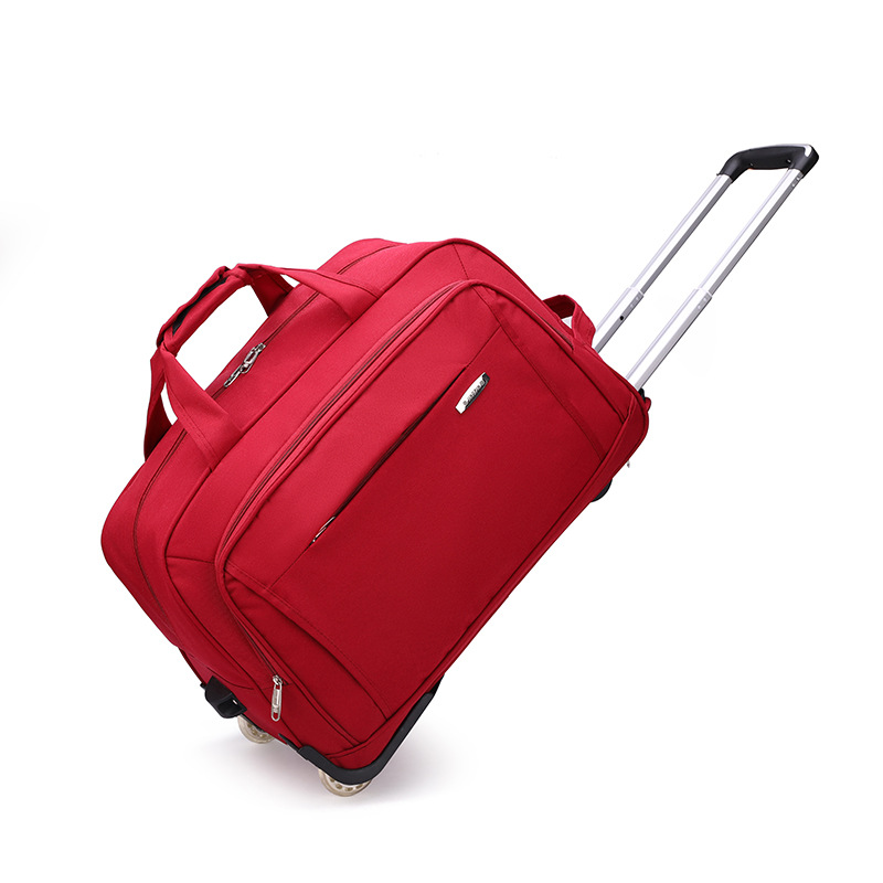 Rolling Travel Bag Duffel Bag Large Capacity Suitcase for Men Women