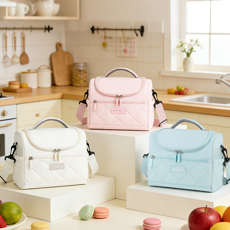 Insulated Lunch Box Men Women Leak-Proof Cooler Lunch Bag 
