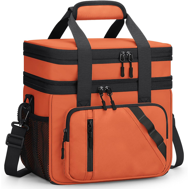 Insulated Lunch Box, 20L Double Deck Cooler Bag for Men Women