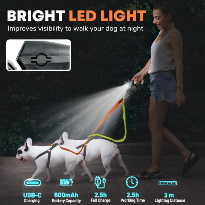 Double Ended Pet Leash