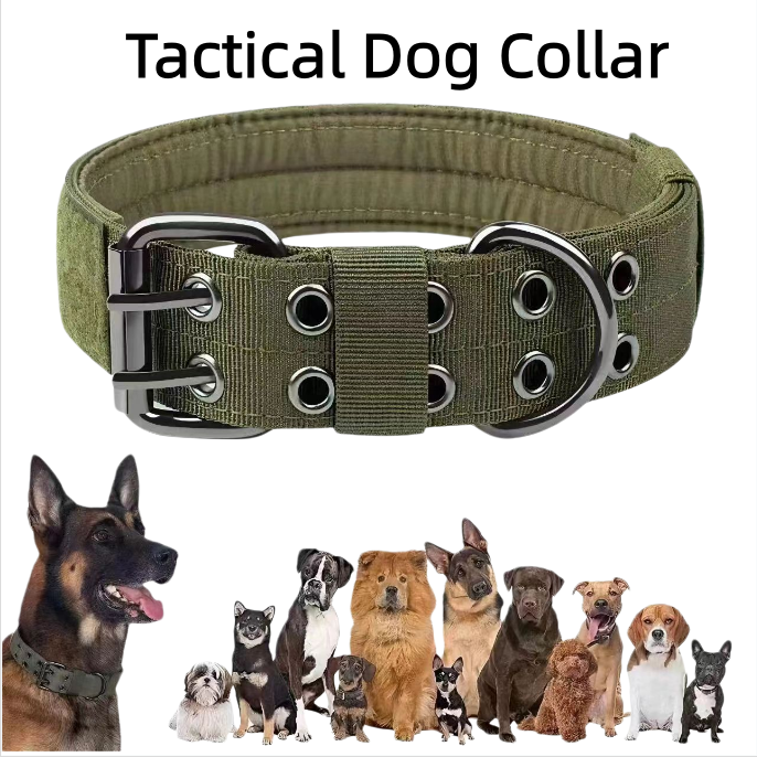 Tactical Dog Collar with Leash