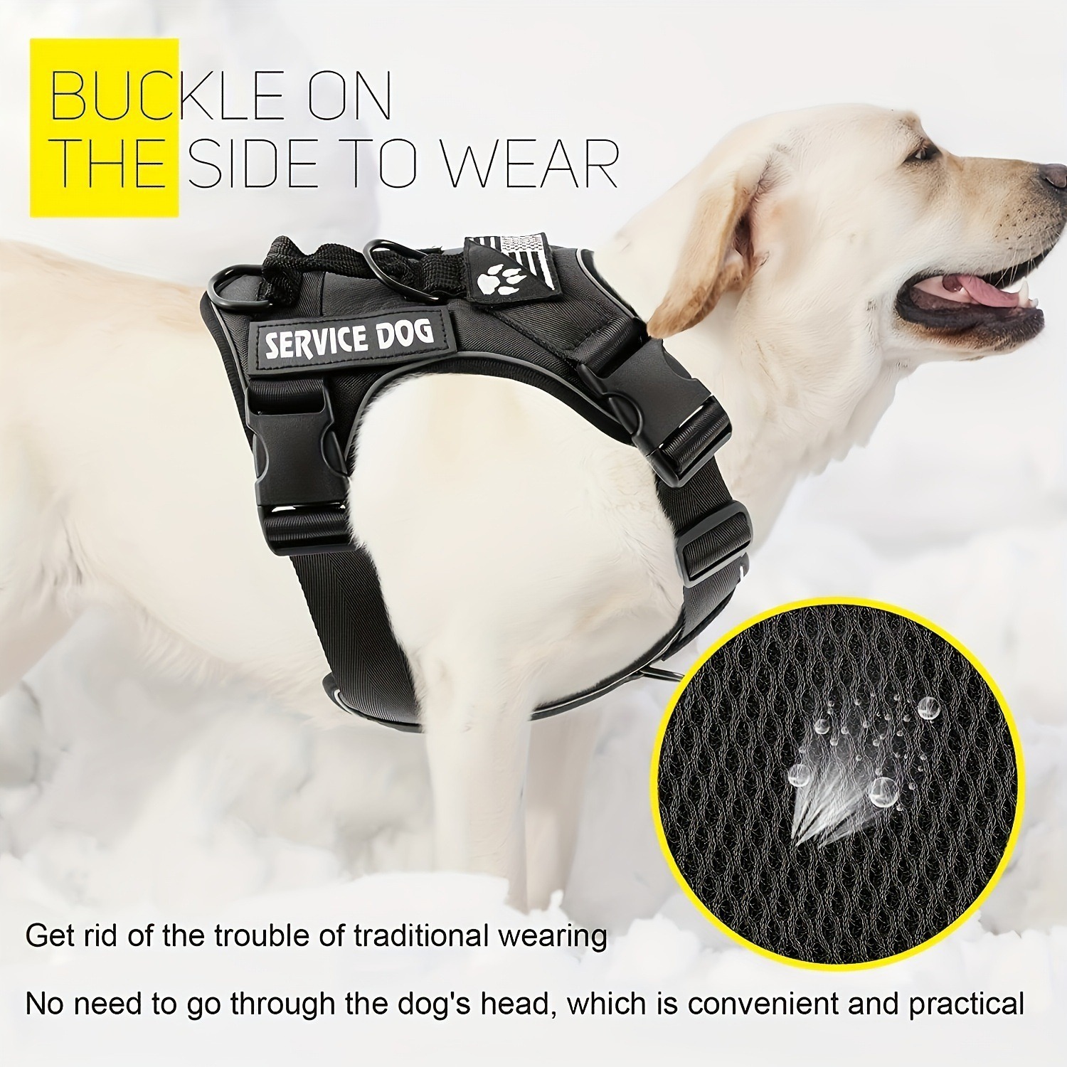 Highly Reflective Tactical Dog Collar and Leash